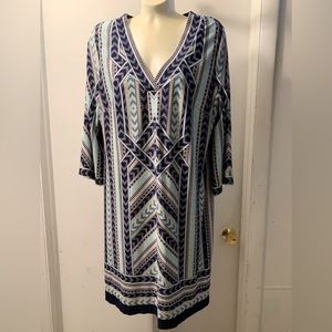 Sandra Darren long sleeve lightweight dress